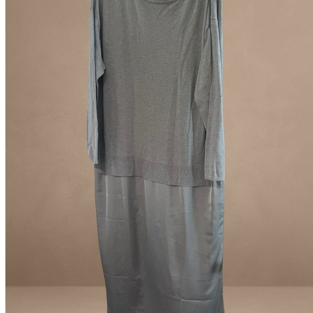 J Jill blue tiered dress - Picture 2 of 4